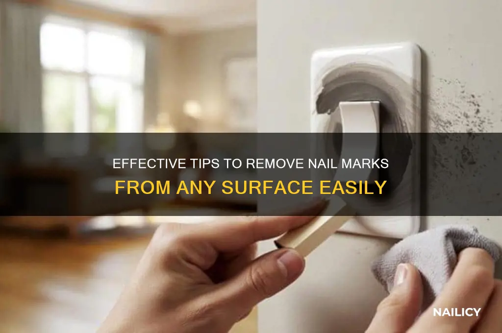 how to erase nail mark