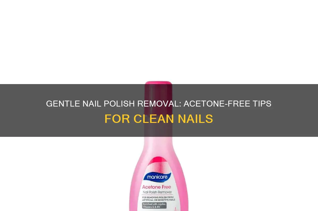 how to erase nail polish without acetone