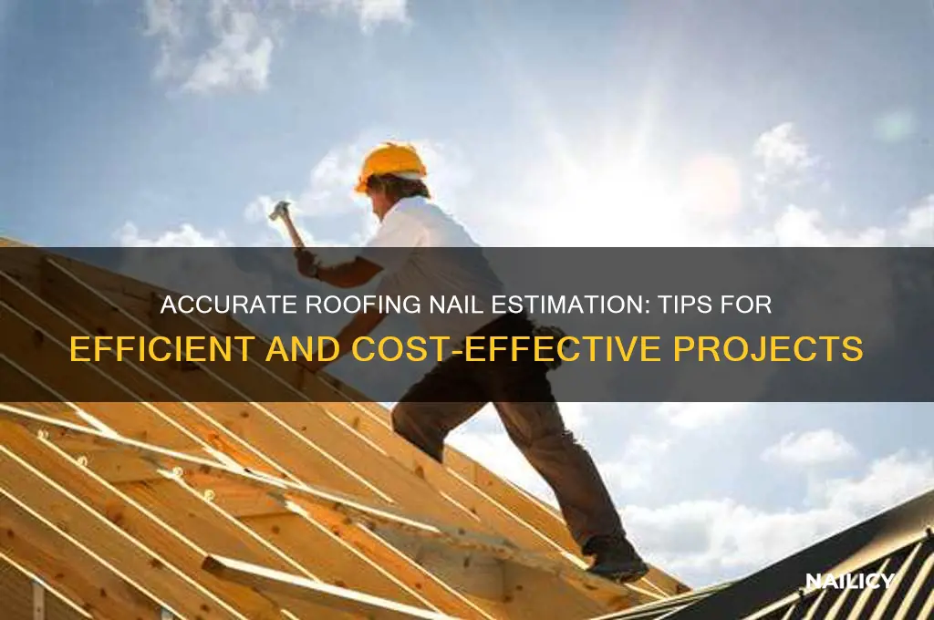 how to estimate roofing nails