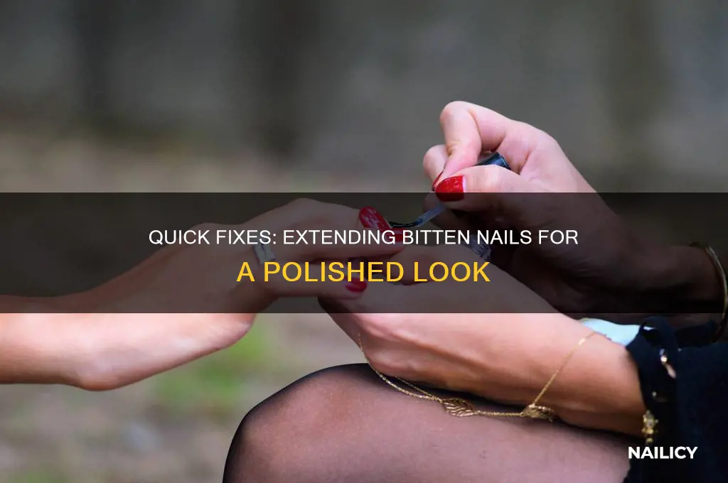 how to extend bitten nails