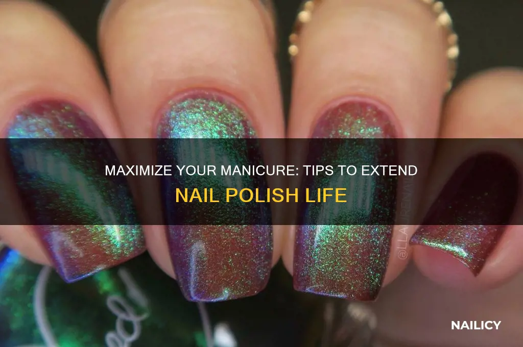 how to extend nail polish life