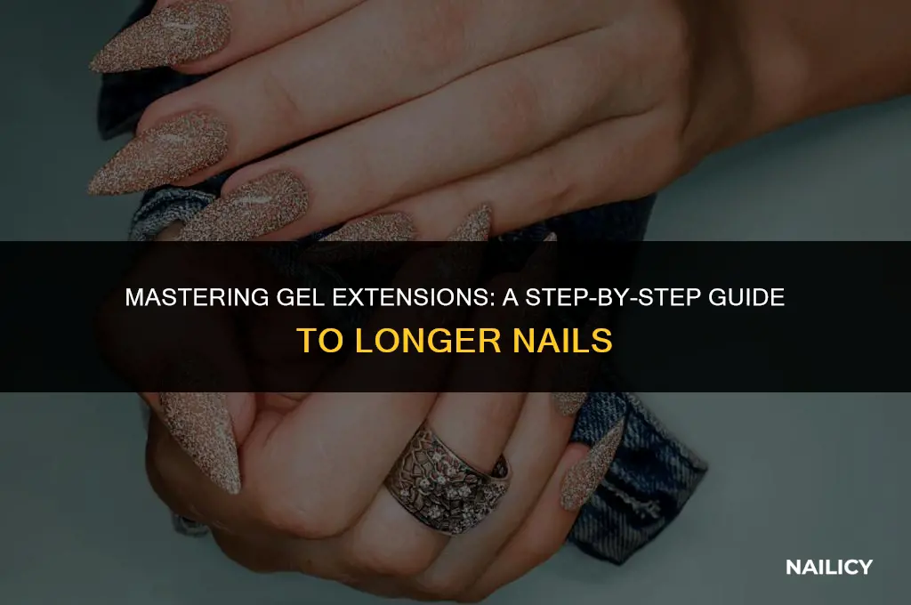 how to extend nails using gel