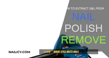 Extracting GBL: Nail Polish Remover's Hidden Power