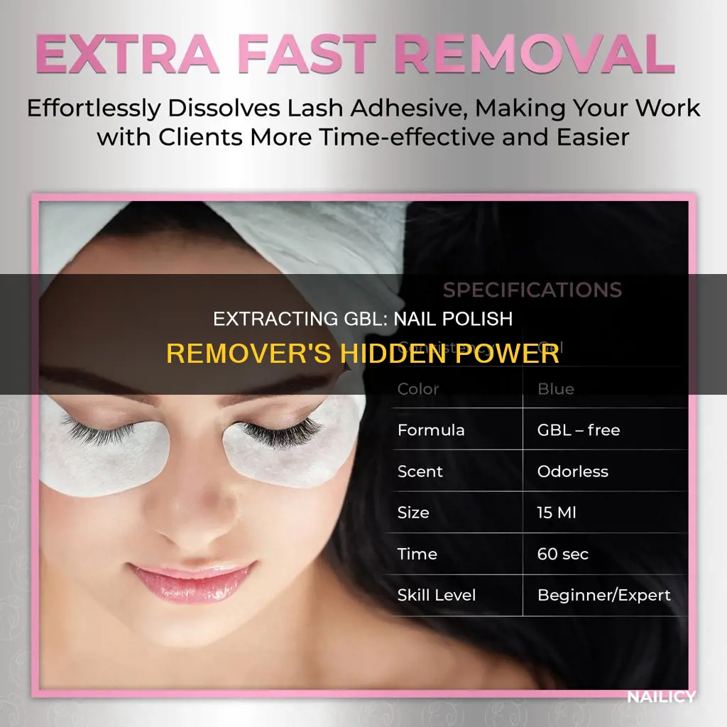 how to extract gbl from nail polish remover
