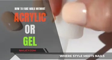 Creating Natural-Looking Fake Nails: No Acrylic or Gel Needed