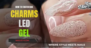 Fastening Nail Charms with LED Gel: A Quick Guide