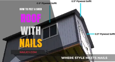 Felt Your Shed Roof Securely: A Step-by-Step Nailing Guide