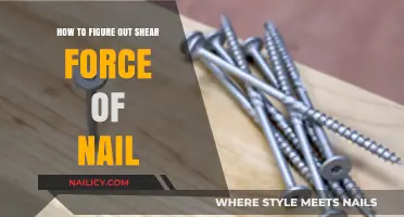 Understanding Shear Force: Calculating Nail Strength in Simple Steps