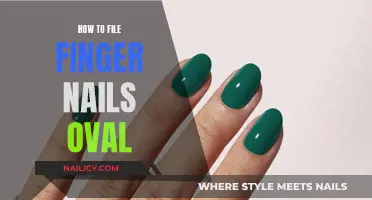 The Art of Filing Nails: Achieving the Perfect Oval Shape