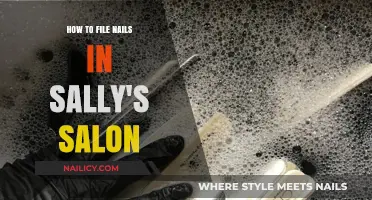 Master Nail Filing Techniques at Sally's Salon: A Step-by-Step Guide