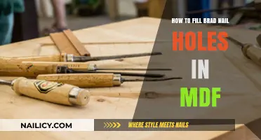 Seamless MDF Repairs: Filling Brad Nail Holes Like a Pro