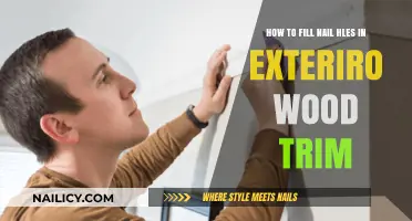 Repairing Exterior Wood Trim: Filling Nail Holes