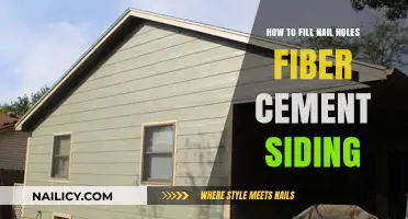 Repairing Nail Holes in Fiber Cement Siding: A Step-by-Step Guide