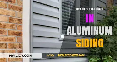 Repairing Nail Holes in Aluminum Siding: A Step-by-Step Guide