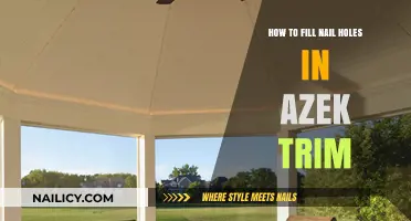 The Perfect Trim: Filling Nail Holes in Azek