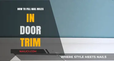 Fixing Nail Holes in Door Trim: A Quick Guide