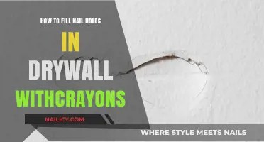 Creative Fix: Fill Nail Holes in Drywall Using Crayons Easily