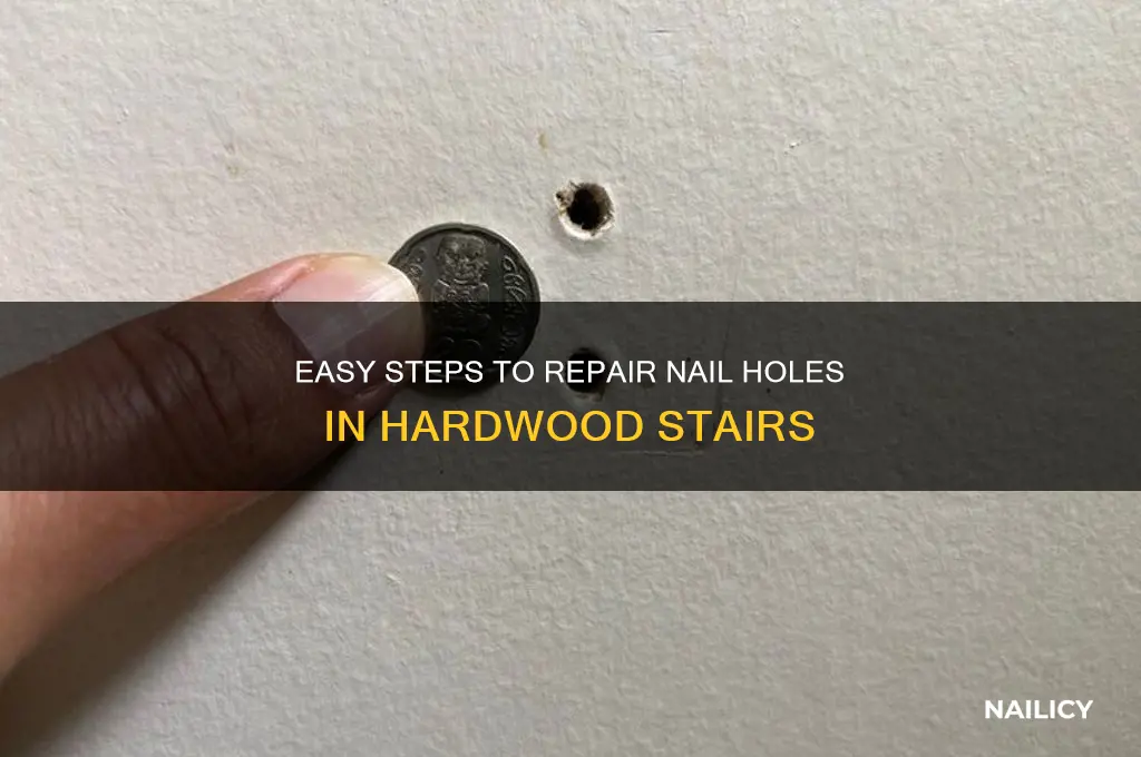 how to fill nail holes in hardwood stairs