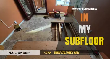 Easy Steps to Seamlessly Fill Nail Holes in Your Subfloor