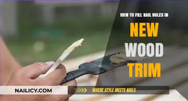 Repairing Nail Holes in Wood Trim: A Guide