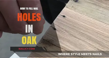 Efficiently Repairing Nail Holes in Oak Wood: A Step-by-Step Guide