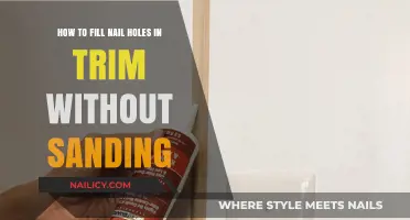Easy Nail Hole Fixes for Trim: No Sanding Needed!