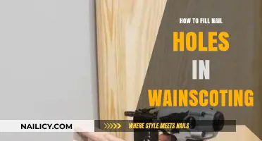 Easy Steps to Seamlessly Fill Nail Holes in Wainscoting