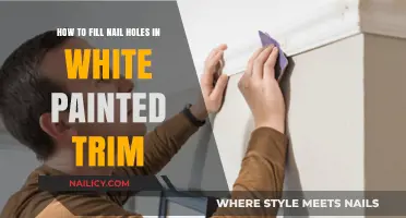 White Trim Nail Hole Fixes: Quick and Easy Guide