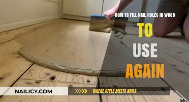 Reviving Wood Surfaces: A Guide to Filling Nail Holes for Reuse