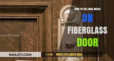 Easy Steps to Seamlessly Fill Nail Holes on Fiberglass Doors
