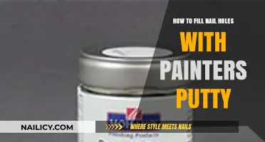 Easy Guide: Filling Nail Holes with Painter's Putty for Smooth Walls