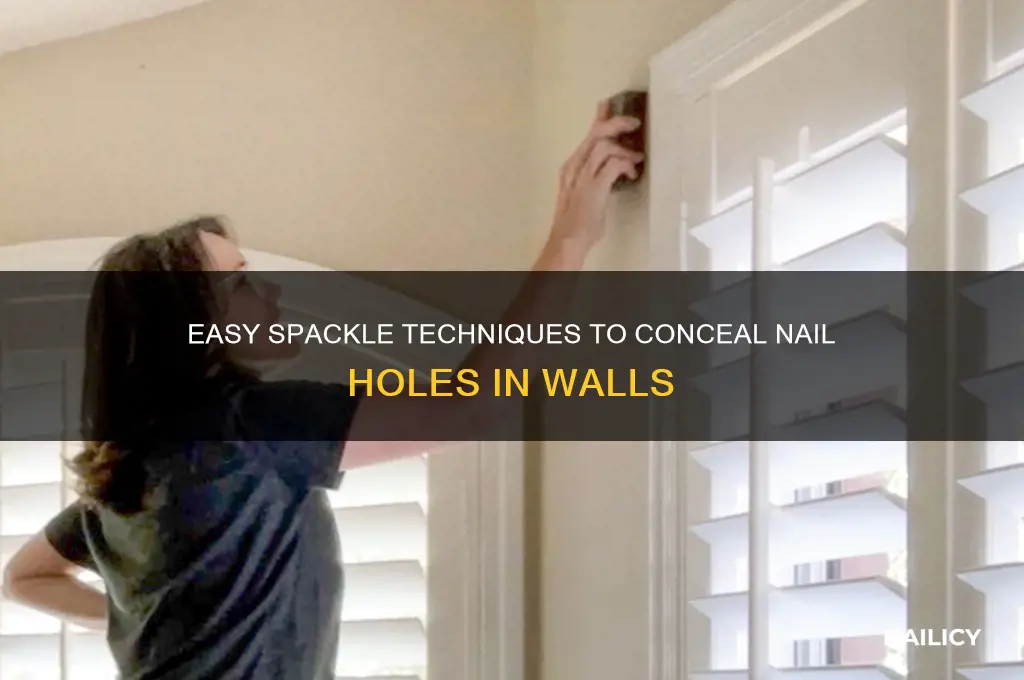 Easy Spackle Techniques To Conceal Nail Holes In Walls | Nailicy