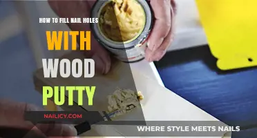 Easy Guide: Filling Nail Holes with Wood Putty for Seamless Repairs