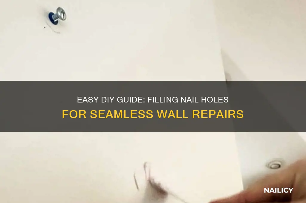 how to fill nail holes