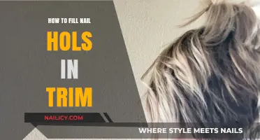 Quickly Fix Nail Holes in Trim