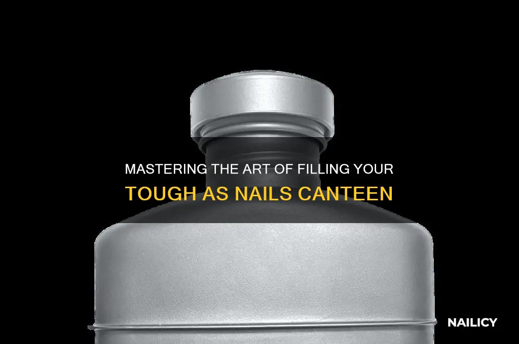 how to fill tough as nails canteen