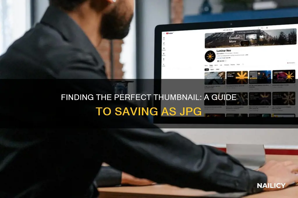 how to find a thumb nail as jpg