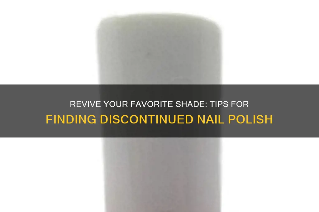 how to find discontinued nail polish