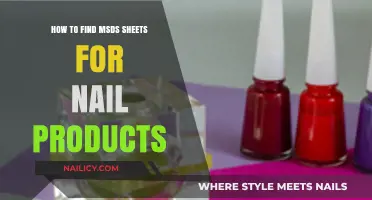 Where to Find MSDS Sheets for Nail Products Easily