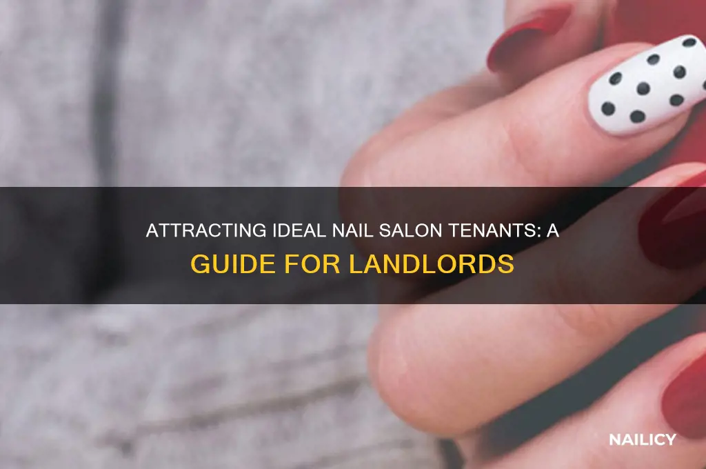 how to find nail salon tenants