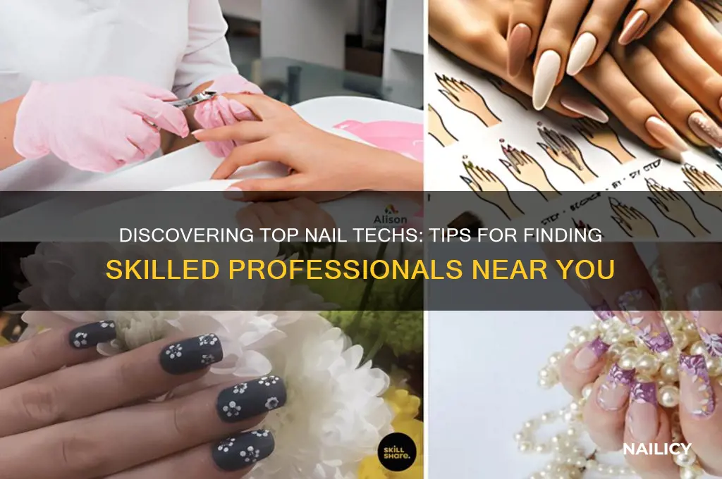 how to find nail techs