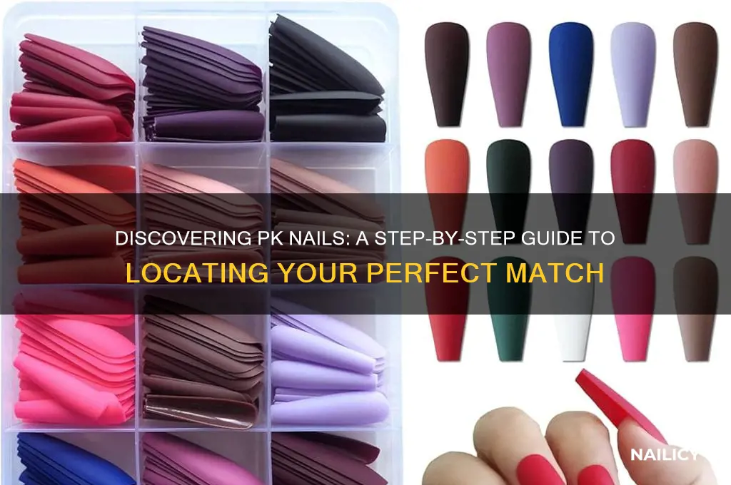 how to find pk nail