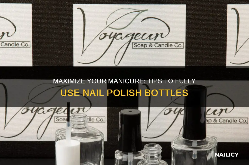 how to finish a bottle of nail polish