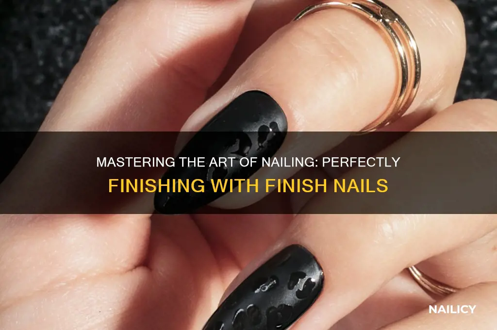 how to finish nailing a finish nail