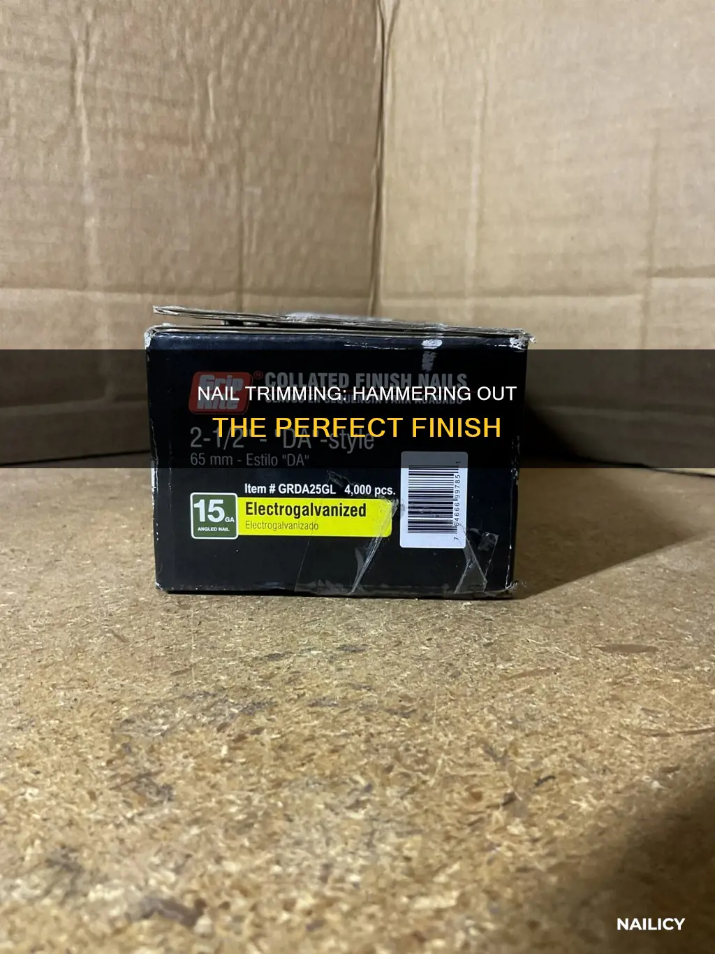 how to finish nails trim hammer