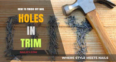 Nail Hole Solutions: Finishing Touches for Trim