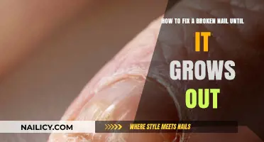 Repairing a Broken Nail: Temporary Fix While Growing Out