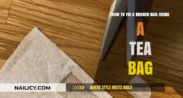 Tea Bag to the Rescue: Mending Broken Nails with Ease