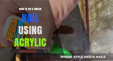 DIY Nail Repair: Fixing a Broken Finger Nail with Acrylic
