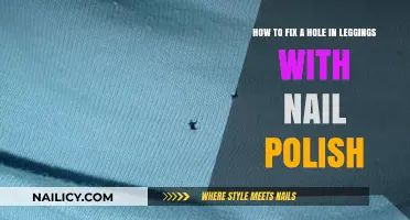 Quick Leggings Repair: Fix Holes with Nail Polish Easily